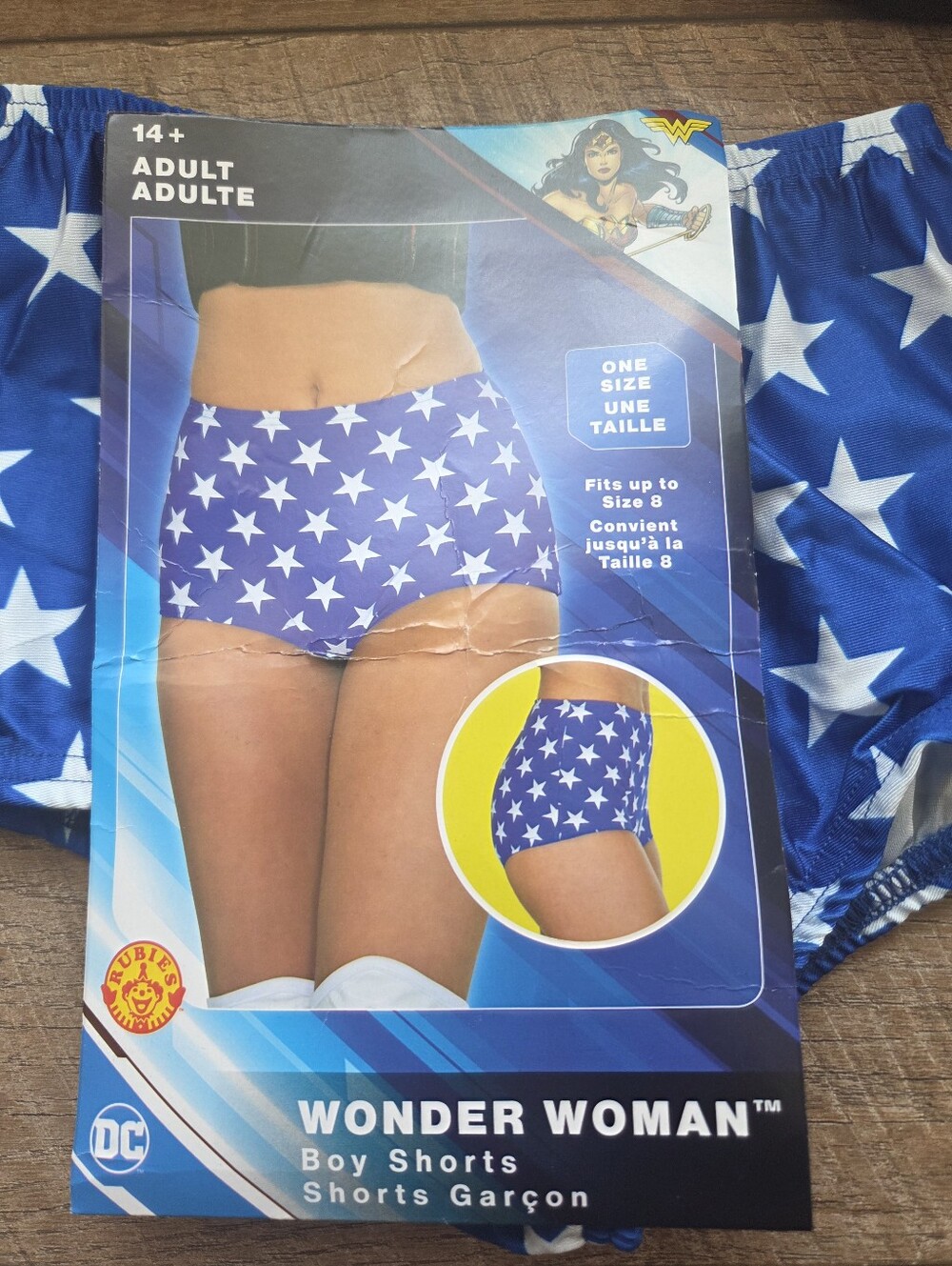 Wonder Woman Boy Shorts For Adults